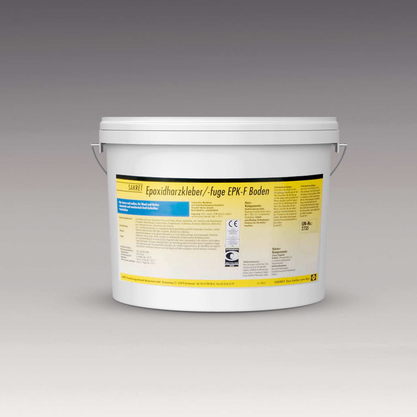 SAKRET EPK/F-aljzatra, epoxigyanta ragasztó- és fugázó