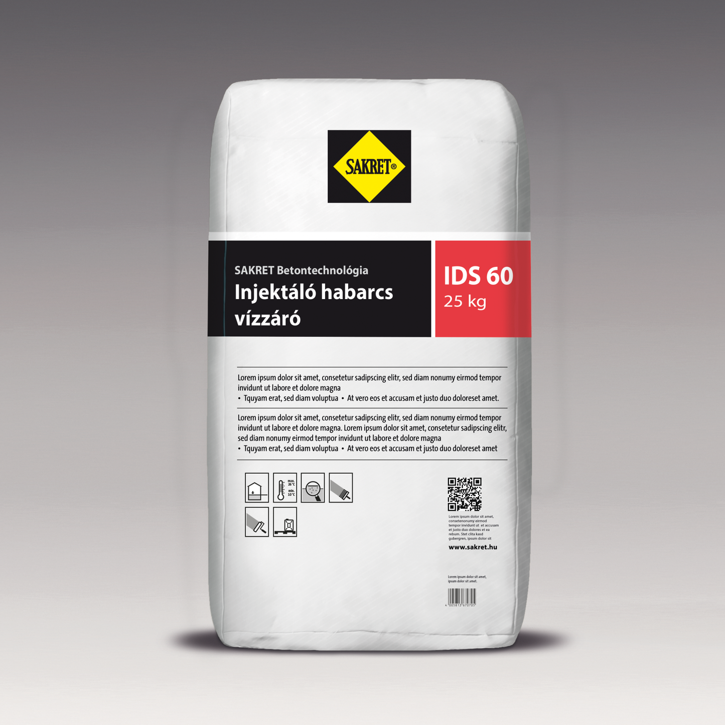 SAKRET IDS 60 Injektáló és horgonyhabarcs