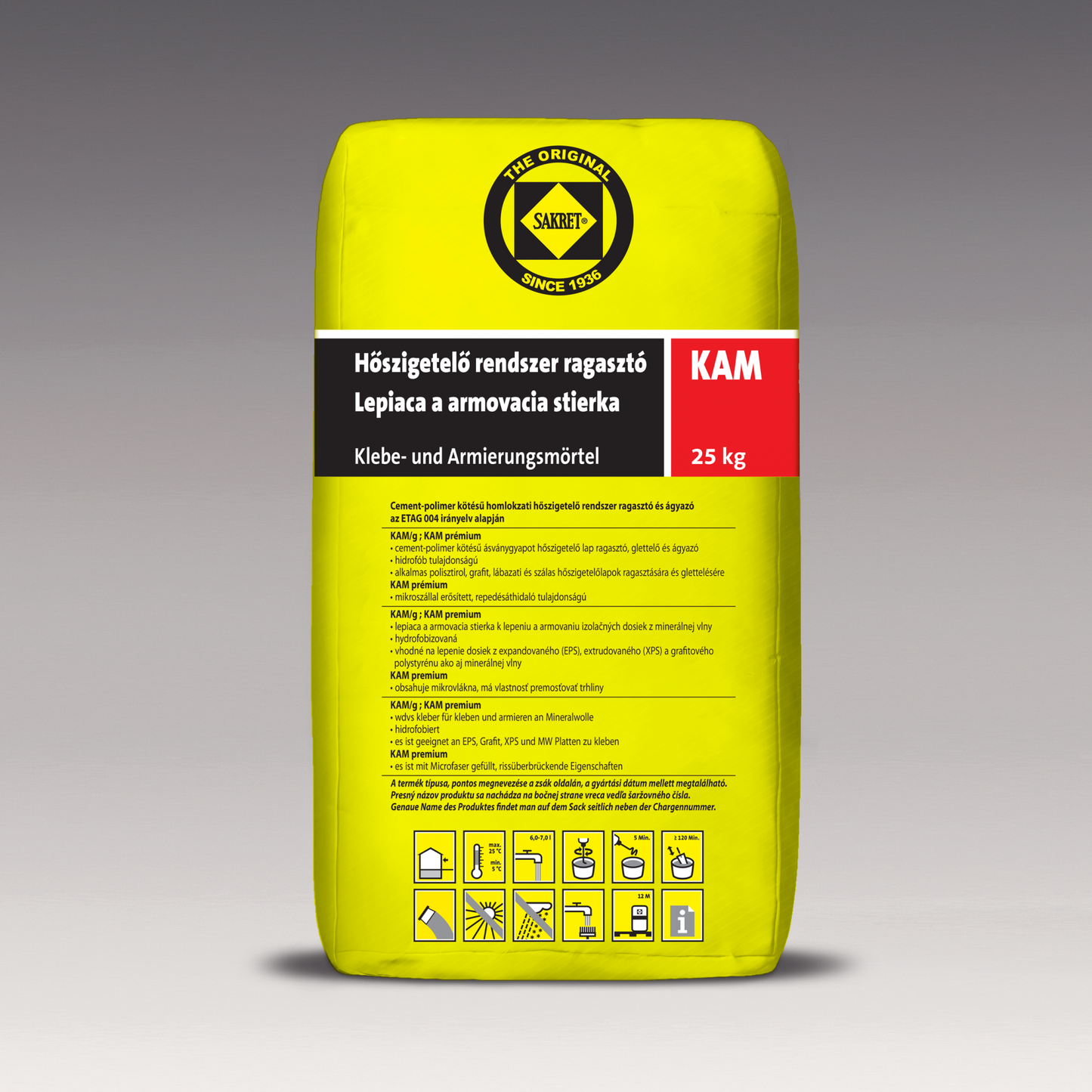 SAKRET KAM Hőszigetelő rendszerragasztó