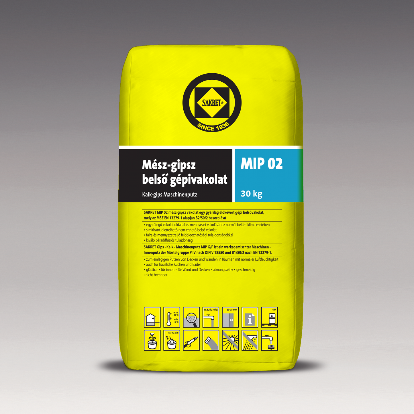 SAKRET MIP-02 Mész-gipszes belső filcvakolat