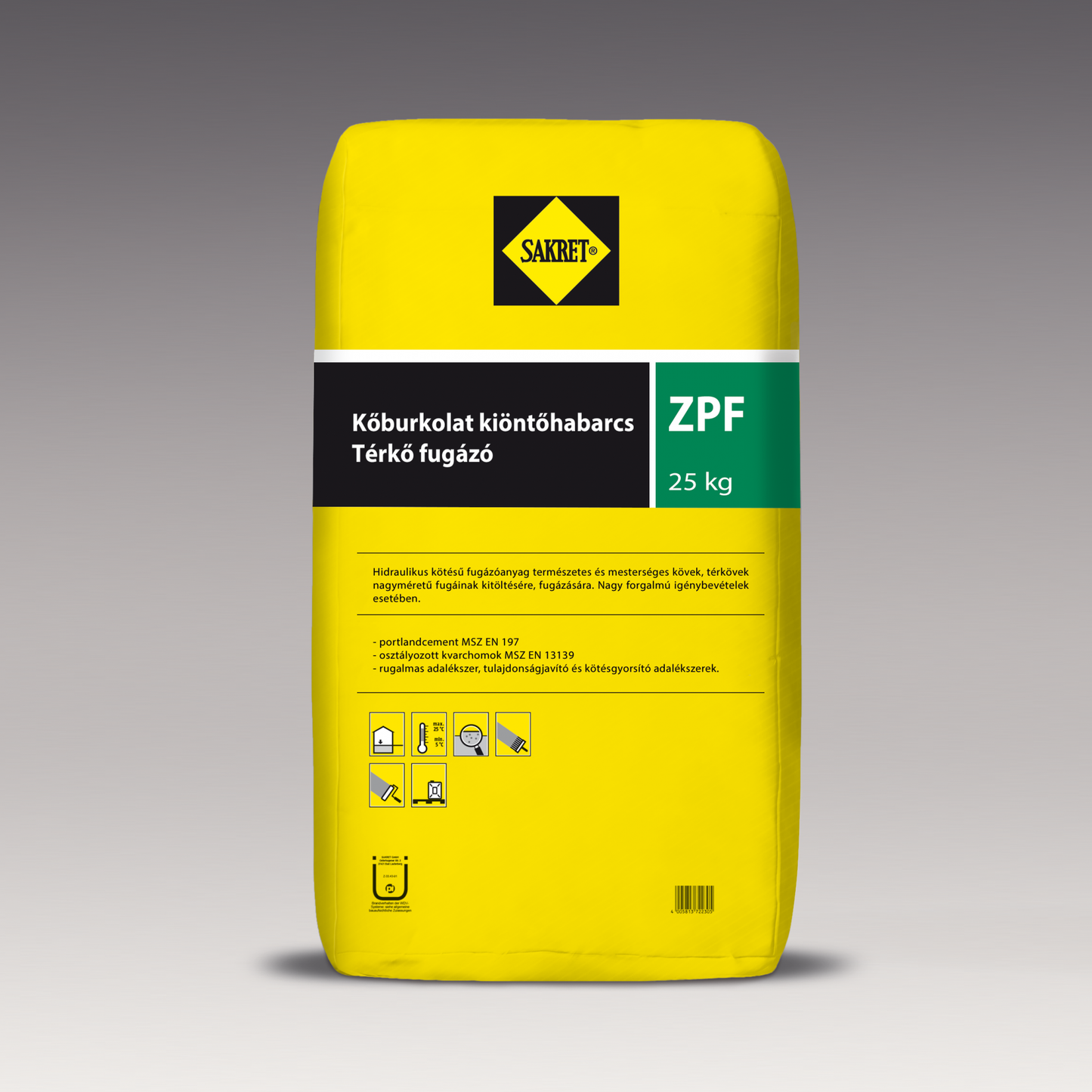 SAKRET ZPF térkőfugázó