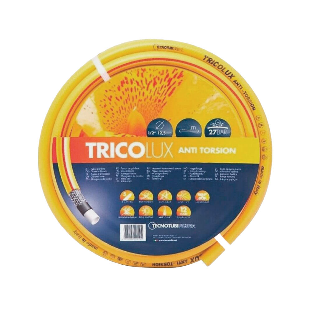 Locsolótömlő 1/2" 50m csavarodásmentes TricoLux