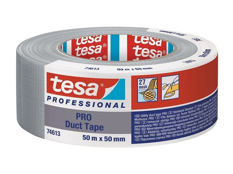 TESA DUCT TAPE PRO EZÜST 50M : 48MM