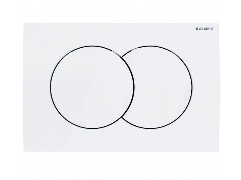 GEBERIT NYOMÓLAP DELTA 01 FEHÉR BASIC 2 MENNYISÉGES