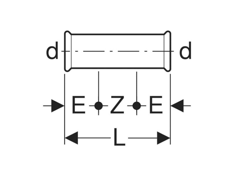 GEBERIT MAPRESS 28 ÁTTOLÓ KARMANTYÚ