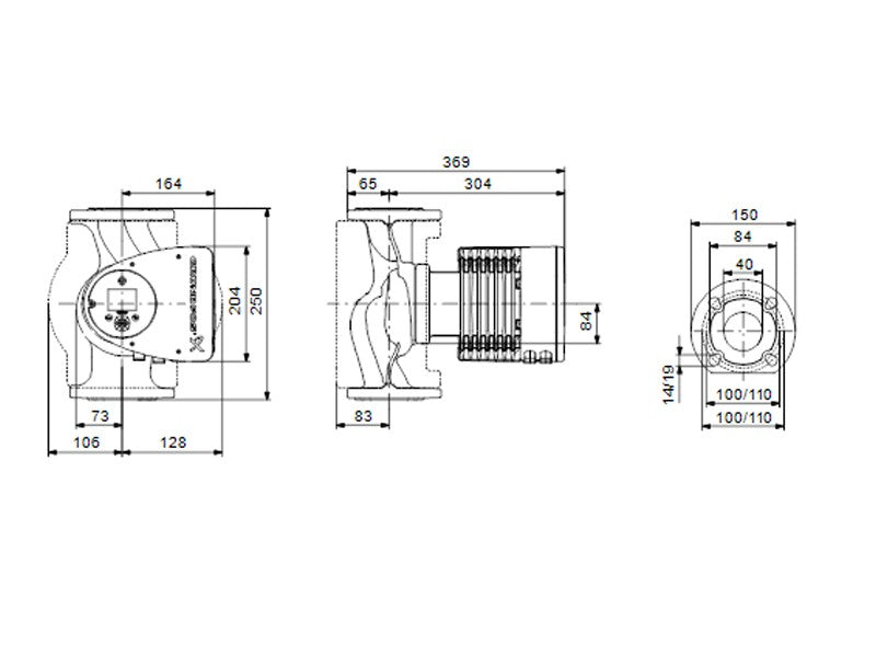 GRUNDFOS MAGNA3 40-120 F250 1X230 CSP HW