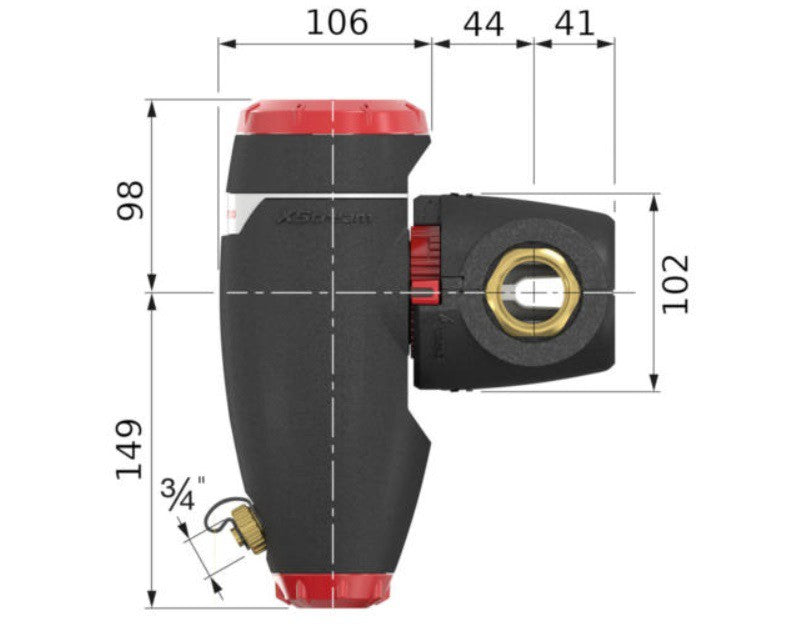 FLAMCO XSTREAM CLEAN 3/4" MÁGNESES ISZAPLEVÁLASZTÓ