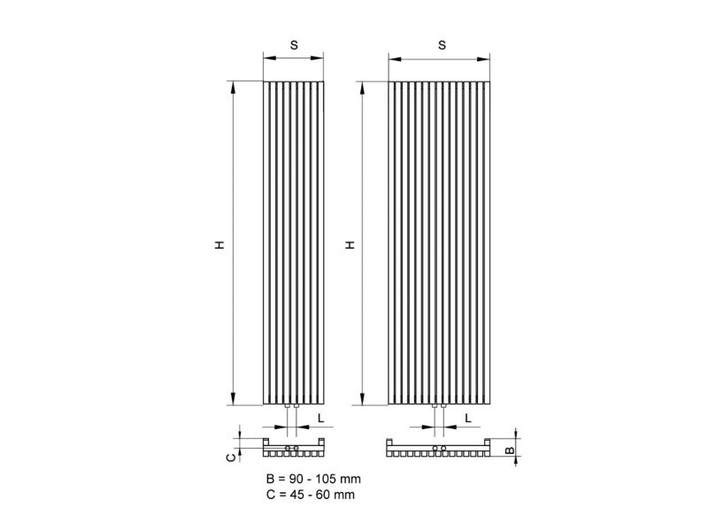 RADECO TORGET PLUS 1 1800X334 910W SATURN 2 / MATT FEHÉR #