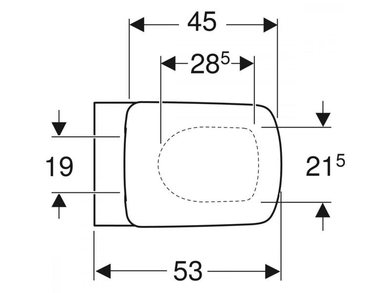 GEBERIT DUOFIX BASIC SZERELŐELEM KÉSZLET, DELTA20 NYOMÓLAP, SELNOVA SQUARE FALI WC-VEL, ÜLŐKÉVEL