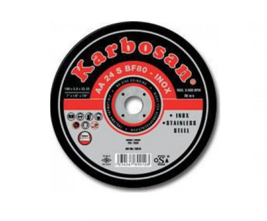 125-ÖS VÁGÓTÁRCSA INOXRA 1MM KARBOSAN