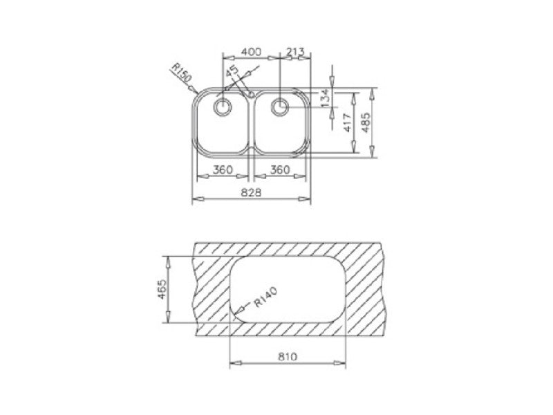 STROHM TEKA 2-MED. MOSOGATÓ STYLO 2B 828X485 - FÉNYES