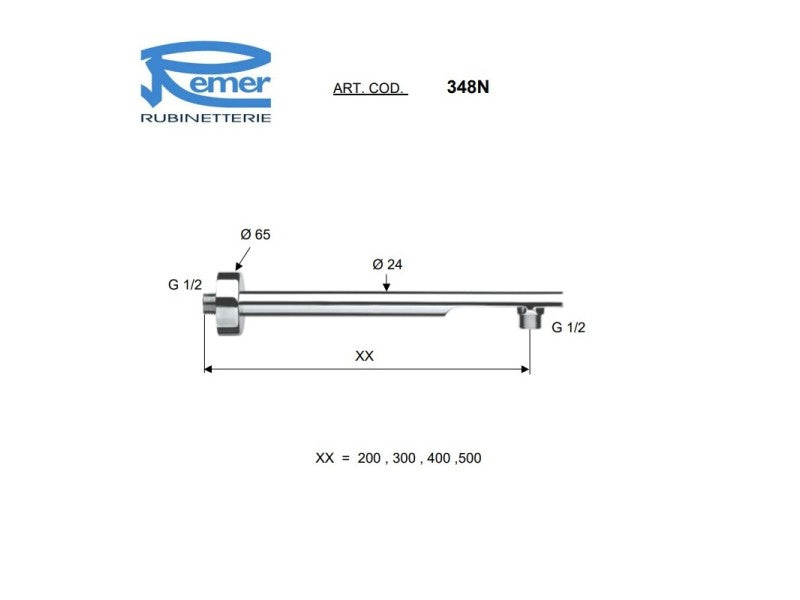 REMER ZUHANYCSONK 348N 30 CM-ES KAR