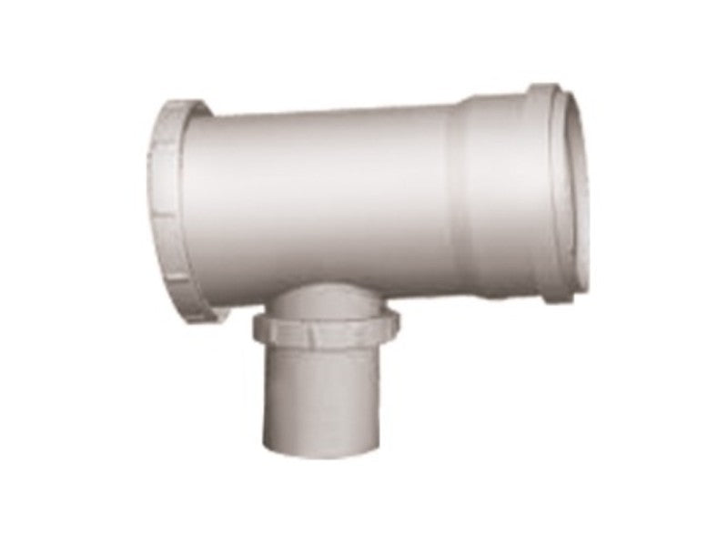 ALMEVA CAS PPH ELLENŐRZŐ VÉGIDOM 87° VISSZAÁRAMLÁS BIZTOSÍTÓVAL - DN80/80