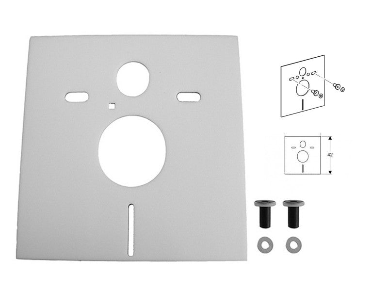 GEBERIT DUOFIX BASIC SZERELŐELEM KÉSZLET, DELTA20 NYOMÓLAP, SELNOVA SQUARE FALI WC-VEL, ÜLŐKÉVEL