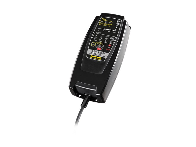 DECA SM C70T intelligens akkumulátortöltő (tesztelés, karbantartás, 12V, max. 120Ah)