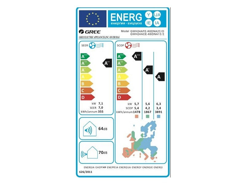 GREE COMFORT X SPLIT KLÍMA SZETT 7,1 KW WIFI