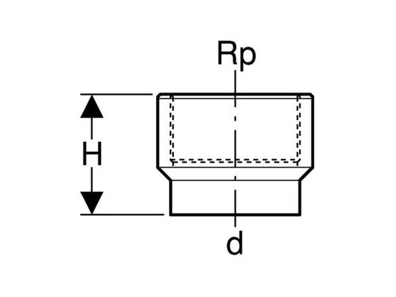 GEBERIT PE-HD 40-1/2" BM CSATLAKOZÓ !!