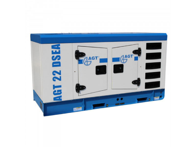AGT 22 DSEA dízel AVR áramfejlesztő 400V-22 kVA, hangszigetelt burkolat