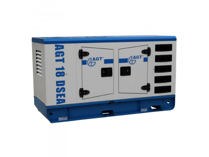AGT 18 DSEA dízel AVR áramfejlesztő 400V-18 kVA, hangszigetelt burkolat