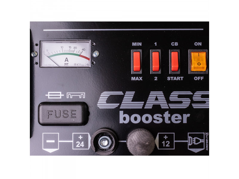 DECA CLASS BOOSTER400E akkumulátor indító-töltő (bikázás 400A, 12/24V, 40A, max. 500Ah)