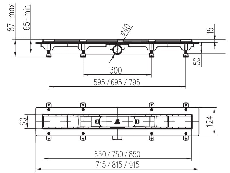 LIV ZUHANYFOLYÓKA 650 P VIBE, 650MM