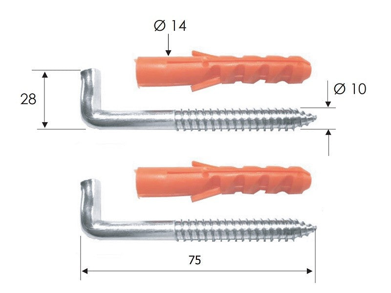 BOJLER TŐCSAVAR REMER 75 MM