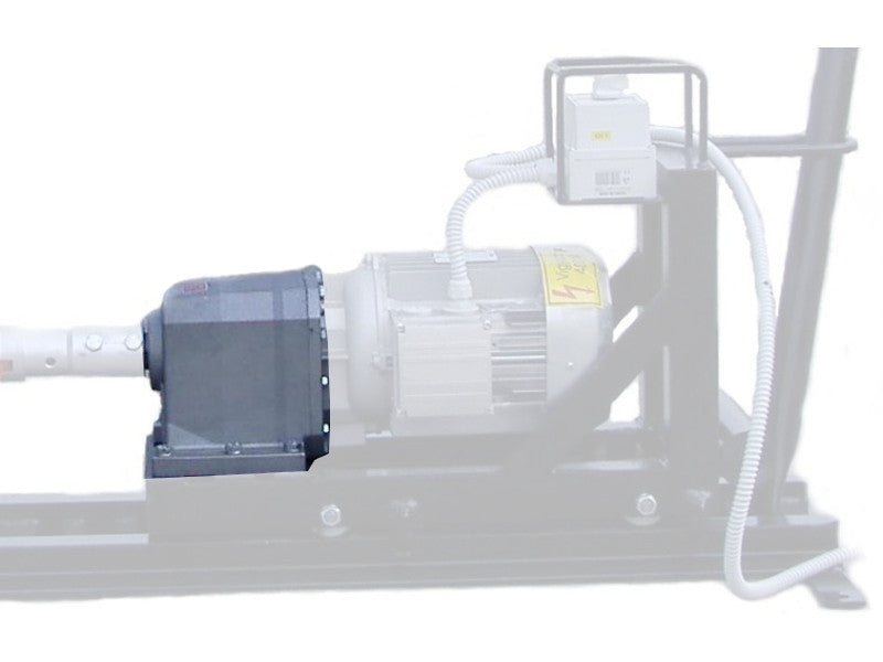 Hajtómű, 230V-400V elektromos talajfúróhoz, villanymotor nélkül