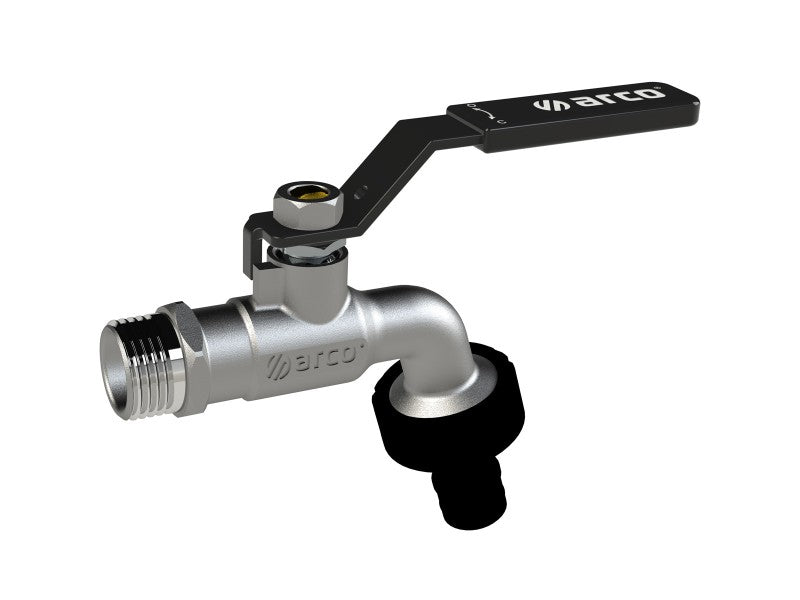 KERTI CSAP 1/2"-3/4" ARCO JARDIN, GYORSCSATLAKOZÓVAL, FEKETE KAROS 45#