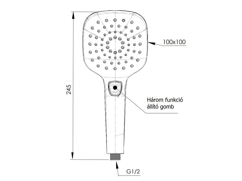 REMER ZUHANYFEJ 318CP 4 FUNKCIÓS