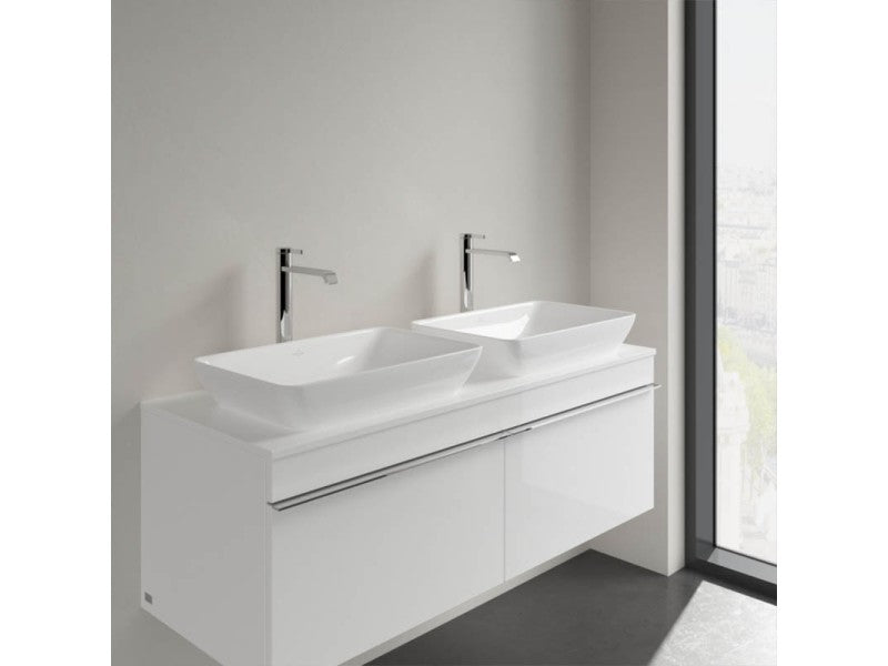 VILLEROY & BOCH VENTICELLO SZÖGLETES MOSDÓ, CSAPLYUKFURAT NÉLKÜL, TÚLFOLYÓVAL, 55X36CM