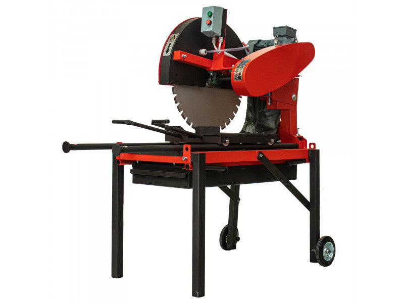 EUROKOMAX MS650 UNI téglavágó, 400V-4kW motor, max 250mm vágás +Ajándék gyémánttárcsa!