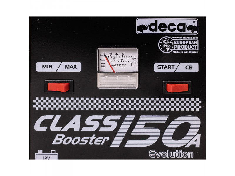 DECA CLASS BOOSTER150A akkumulátor indító-töltő (bikázás 135A, 12V, 18A, max. 200 Ah)