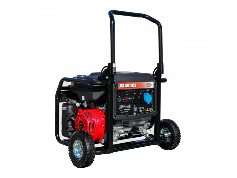 AGT 7601 HSB TTL áramfejlesztő (HONDA GX390, AVR) +ajándék szállítókerék!