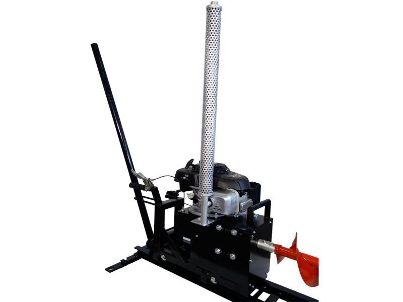 EUROKOMAX vízszintes talajfúrógép tartozékokkal (benzinmotor, HONDA GCV170)