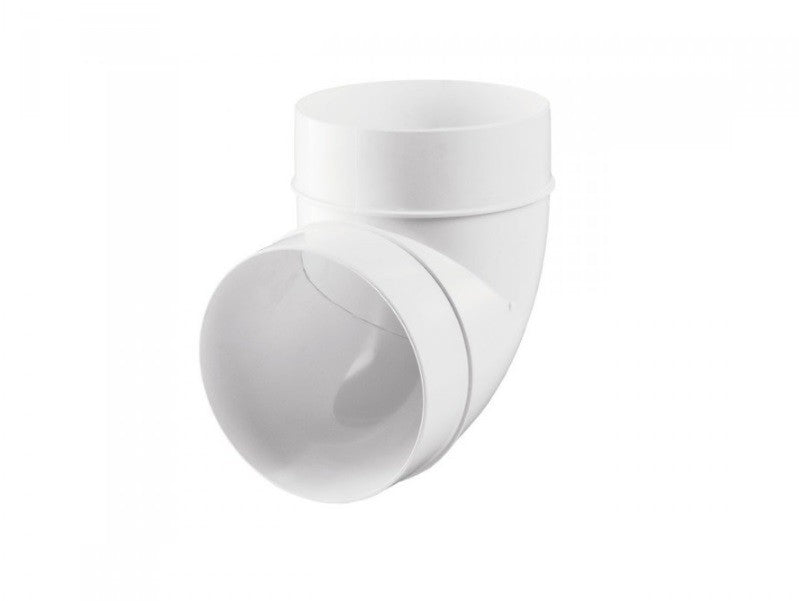 VENTS PVC 100/90° KÖNYÖK FEHÉR