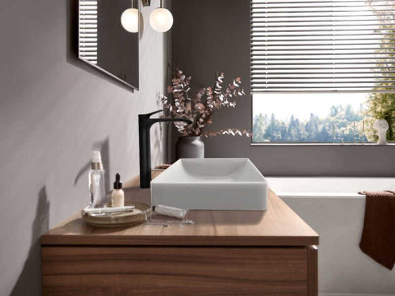HANSGROHE VIVENIS EGYKAROS MOSDÓCSAPTELEP 250, MOSDÓTÁLAKHOZ, AUTOMATA LEFOLYÓGARNITÚRÁVAL MATT F