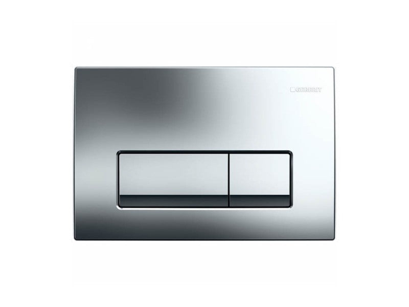 GEBERIT NYOMÓLAP DELTA 51 FÉNYES KRÓM BASIC !!