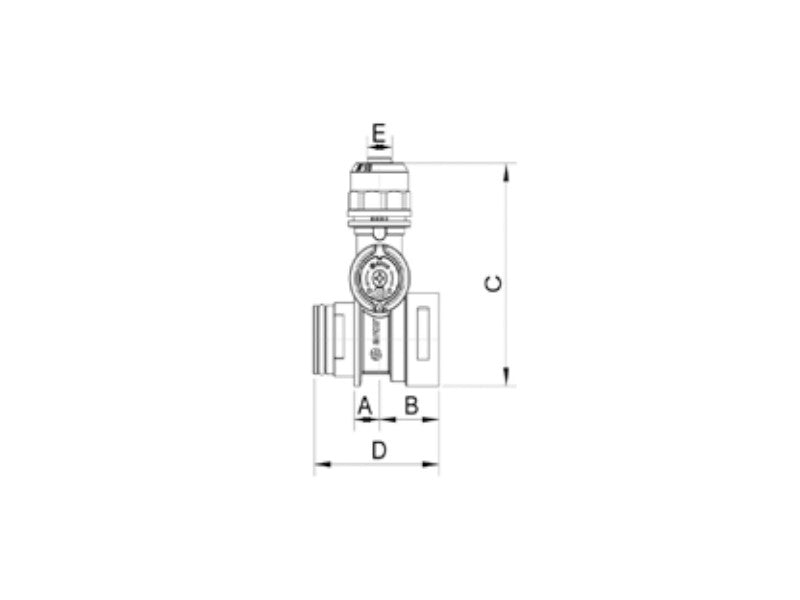 ARCO OSZTÓMODUL IVÓVÍZRE 3/4" + 16-1/2" KM CSATLAKOZÓ 16#