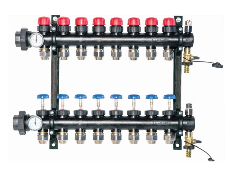 WALLTHERM OSZTÓ-GYŰJTŐ 4 KÖRÖS MŰANYAG TÉRFOGATÁRAM MÉRŐVEL