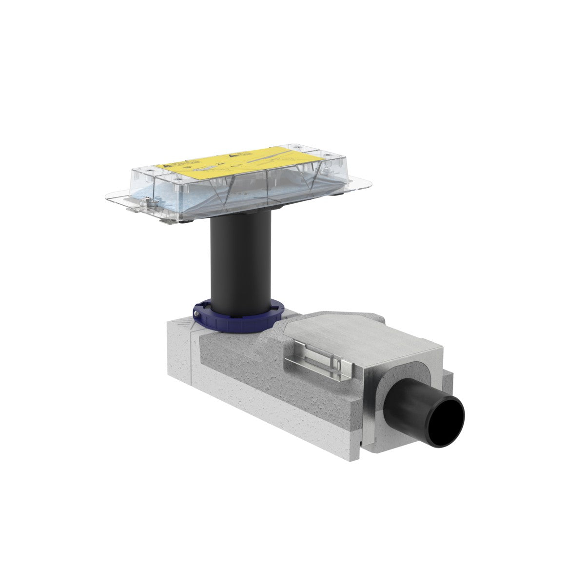 GEBERIT CLEANLINE ZUHANYFOLYÓKA BEÉPÍTŐ ALAPKÉSZLET 90MM
