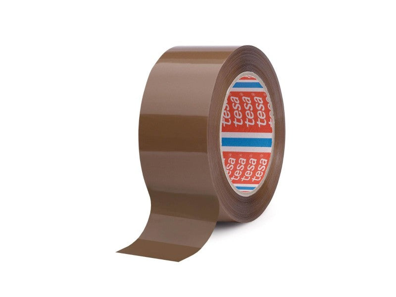 TESA CSOMAGOLÓSZALAG, BARNA, CIMKÉZETLEN 66M : 48MM