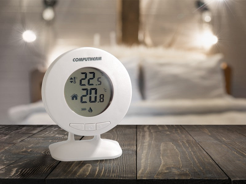 COMPUTHERM T30RF VEZETÉK NÉLKÜLI DIGITÁLIS SZOBATERMOSZTÁT, KEREK