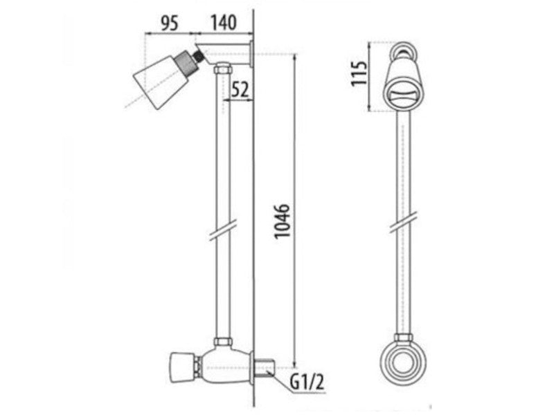 TRES TEMPOTRES FALBA SÜLLYESZTETT, NYOMÓGOMBOS ZUHANYCSAPTELEP, ZUHANYSZETTEL