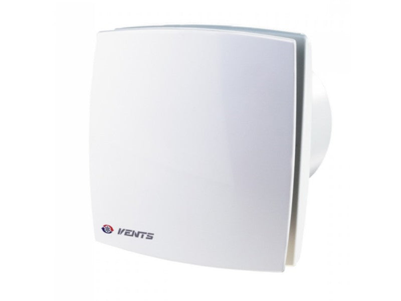 VENTS LDTH 100 VENTILÁTOR - ZÁRT ELŐLAPPAL, FEHÉR DEKOR IDŐZÍTŐVEL PÁRAÉRZÉKELŐVEL