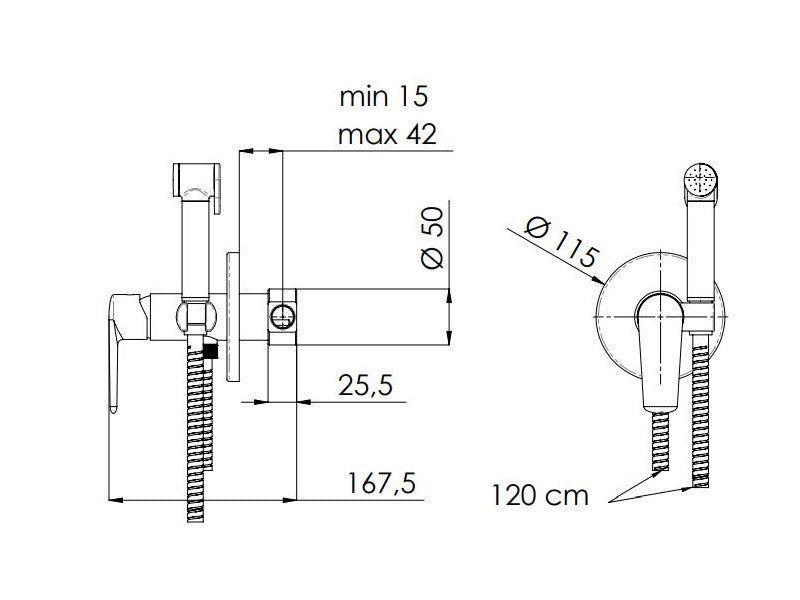 REMER VANITY BIDET CSAPTELEP, FALBA ÉPÍTETT + ZUHANYSZETT