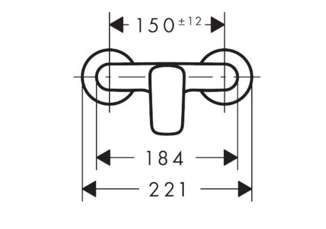 HANSGROHE LOGIS ZUHANYCSAPTELEP