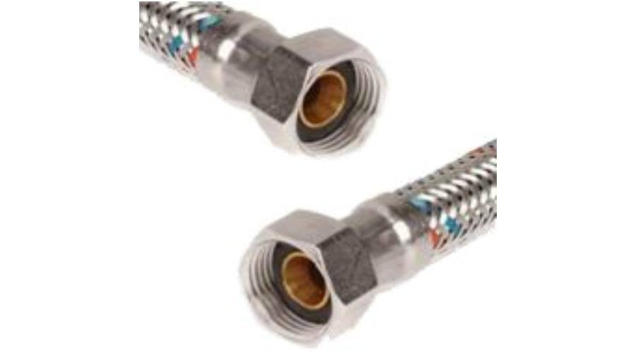 1/2"X3/8"X50 BB VÍZ BEKÖTŐCSŐ SPA. INOX FOCUS