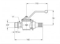 MOFÉM 3/4" KAZÁNTÖLTŐ