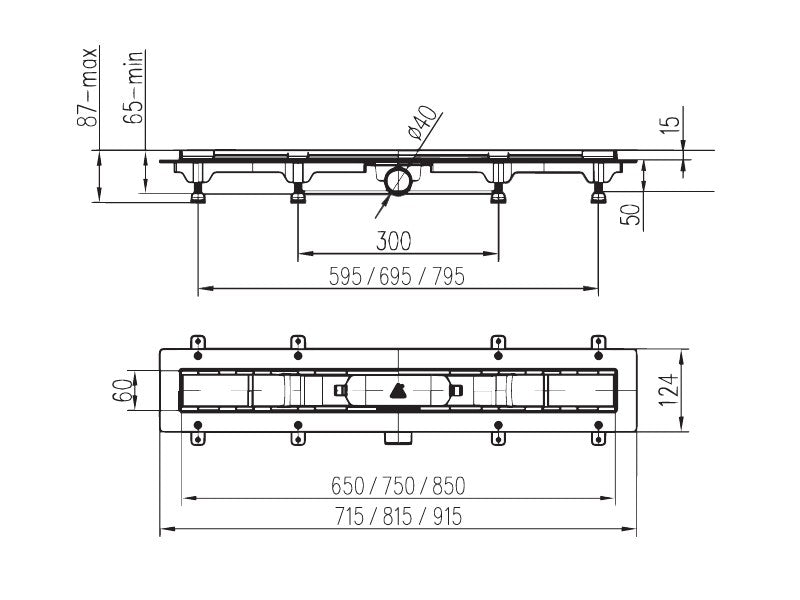 LIV ZUHANYFOLYÓKA 850 P STANDARD, BURKOLHATÓ, 850MM