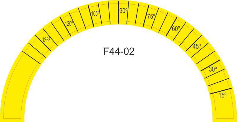 Cimke, szögbeállító felső V113/F44 (félkör 15-135)